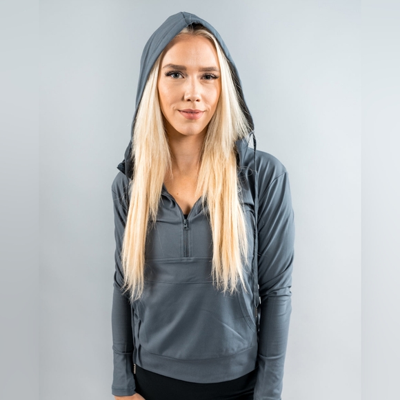 Til You Collapse Inspire Zip-Up Hoodie - Alloy Steel, size S - Picture 5 of 8